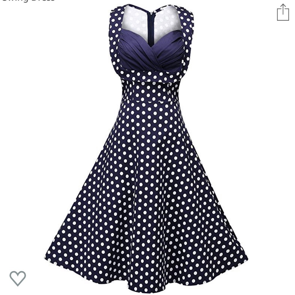 Polka Dot A-Line Dress - NEVER WORN